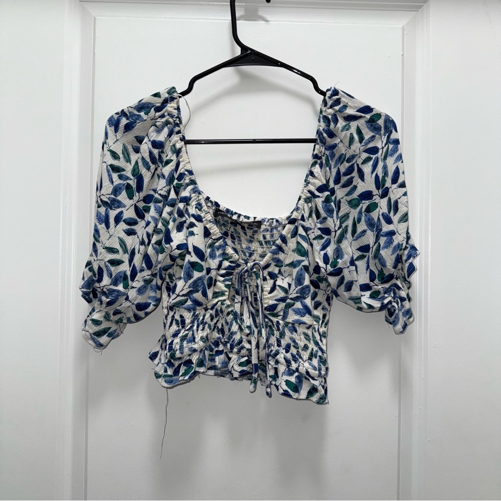 Kendall + Kylie Floral Crop Top